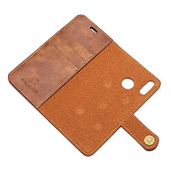 Wewoo Housse Étui marron pour Huawei P20 Lite, avec titulaire et fentes Crazy Horse Texture Flip détachable en cuir magnétique cartes porte-monnaie pas cher