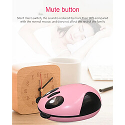 Avis Mini Souris de Jeu Sans Fil 2.4G Portable Mignon Panda 1200 DPI 3 Boutons Rose