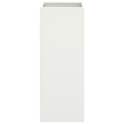 Acheter vidaXL Jardinière blanc 32x29x75 cm acier