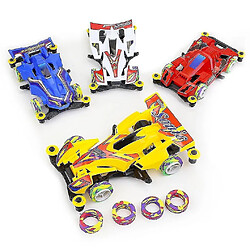 Universal 4pcs Toys de voiture à quatre roues motrices Modèle de voiture de course électrique