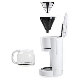 Avis Cafetière filtre 12 tasses 900w blanc - DO730K - DOMO