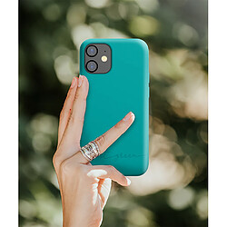 BIGBEN Coque iPhone 12 mini Natura Blue Lagoon - Eco-conçue Just Green