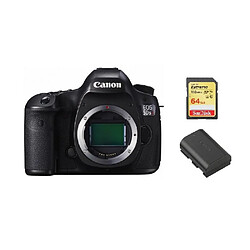 CANON EOS 5DSR Body + 64GB SD card + LP-E6N Battery