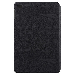 Avis Wewoo Housse Étui Coque en cuir à rabat horizontal Tree Texture pour iPad Mini 2019avec support et fonction sommeil / réveil Noir