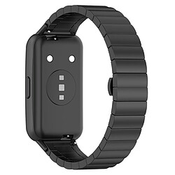 Bracelet en acier inoxydable noyau solide pour votre Huawei Band 7 - noir