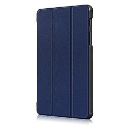 Acheter Etui en PU avec socle tripliure bleu pour votre Samsung Galaxy Tab A 8.0 (2019) SM-T290 SM-T295 SM-T297