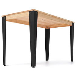 Avis Console Lunds 39x70x75cm Noir-Naturel. Box Furniture