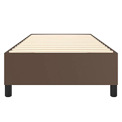 Acheter vidaXL Cadre de lit sans matelas marron 80x200 cm similicuir