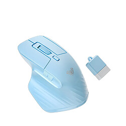 Aula SC150 2en1 sans fil + filaire Super Mini (8x5x3cm) souris de jeu RVB bleu