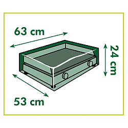 Nature Housse de gril plancha 63x53x24 cm pas cher