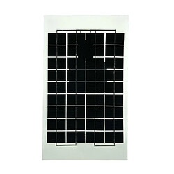 Justgreenbox Panneau solaire transparent de résine époxy avec le fil 12V 10W 38 x 22 cm d'agrafe d'alligator - 1005002096181518