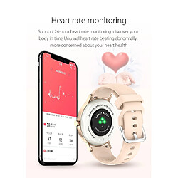 Universal Montres intelligentes pour femmes Prévisions météo en temps réel Suiveur d'activité Moniteur de fréquence cardiaque Sport Montres intelligentes pour femmes Hommes pour IOS | Montres intelligentes (235 * 44,6 * 10,1 mm)