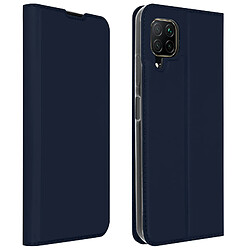 Avizar Housse Huawei P40 Lite Étui Folio Porte-carte Fonction Support Vidéo bleu nuit