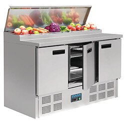 Saladette Réfrigérée 390 L - 3 Portes 8 x GN 1/4 - Polar