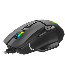 Souris de jeu filaire Aula F815 RGB 12800dpi avec 7 boutons Noir