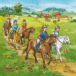 Ravensburger - 09237 6 - Puzzle - Mon Cheval Ferme - 3 x 49 Pièces pas cher