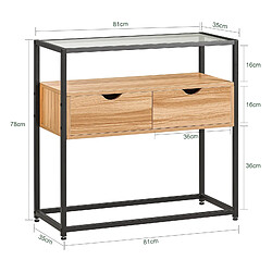 Avis SoBuy FSB54-N Table Console, Table d’Entrée, Meuble d’Entrée, Bout de Canapé, Table Décorative, Buffet