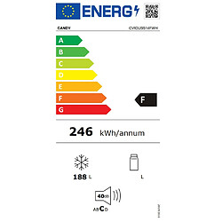Congélateur armoire 54cm 188l statique - CVIOUS514FWH - CANDY