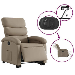 Acheter vidaXL Fauteuil inclinable électrique cappuccino similicuir