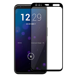 Avizar Film Écran Google Pixel 4 XL Verre Trempé 9H - Transparent Contour noir