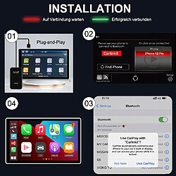 Acheter GUPBOO Adaptateur CarPlay sans fil CarlinKit 3.0,JL282
