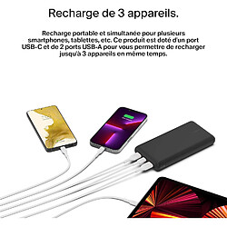 Avis SANAG Batterie Externe Usb-C 20000Mah (Power Bank Puissance De 20K, Entrée Et Sortie Usb-C, 2 Ports Usb-A, Câble Usb-C Vers Usb-A Fourni, Pour Iphone, Galaxy, Pixel, Ipad, Airpods, Etc.) - Pack De 2