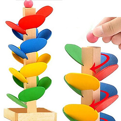 Wewoo 4 PCS Bébé Blocs Éducatifs En Bois Arbre Marbre Balle Piste Jeux Intelligence Enfants Jouets