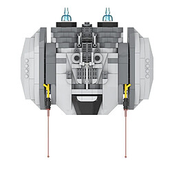 Avis Universal Space Military Aircraft Series Battle Spaceship 1978 Blocs de construction Brick Brain Games Jouets Cadeaux pour enfants | Blocs (gris)