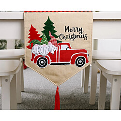 Avis C355 Décoration de Noël Forêt de voiture Table de voitures Table de coureur Santa Claus Dress Up Table Tapis Nappe Nappe Dress Up