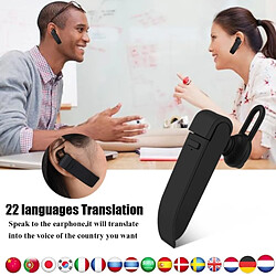 Wewoo Machine à traduire Traducteur vocal intelligent Bluetooth Traducteur instantané Assistance en temps réel pour les entreprises de soutien Traductor 22 langues