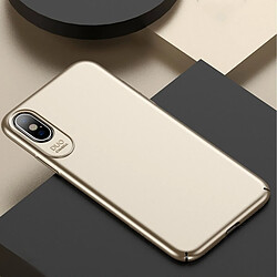 Wewoo Coque or pour iPhone X PC peinture à l'huile surface antichoc protection étui arrière Jay Series