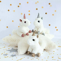 Histoire d'Ours Porte cle Licorne en or 12 cm