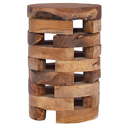 Maison Chic Table de chevet,Table de nuit,Table d'appoint pour salon 30x30x45 cm Bois de teck massif -MN11890