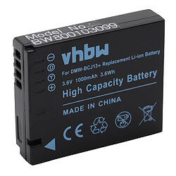 Vhbw Batterie LI-ION avec infochip pour PANASONIC Lumix DMC-LX5, DMC-LX7 etc. remplace Panasonic DMW-BCJ13, DMW-BCJ13E, Leica BP-DC10, BP-DC10E