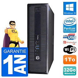 PC HP ProDesk 600 G1 SFF Intel G3220 RAM 32Go Disque Dur 1To Windows 10 Wifi - Occasion