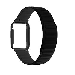 Bracelet en silicone magnétique, à déclenchement rapide pour votre Xiaomi Mi Band 7 Pro - noir