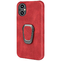 Coque en TPU + PU avec béquille rotative, rouge pour votre OnePlus Nord N20 5G