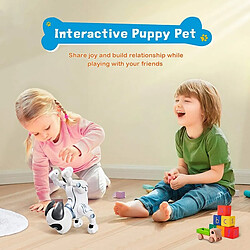 Avis Universal Animaux de compagnie électroniques, animaux robot programmable chien voix télécommande jouet chiot cadeau d'anniversaire pour les enfants, animaux robotiques