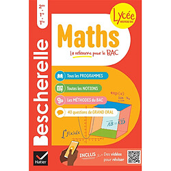 Bescherelle maths lycée : 2de, 1re, terminale : nouveau bac