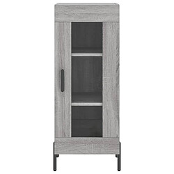 Acheter vidaXL Buffet Sonoma gris 34,5x34x90 cm Bois d'ingénierie