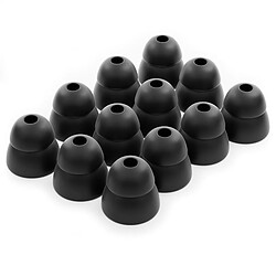 OKULI 12 x Écouteurs en Silicone Double Embouts d'oreilles pour Casque Écouteurs