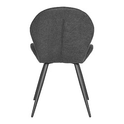 Acheter LABEL51 Chaises à manger lot de 2 51x64x87 cm tissage anthracite