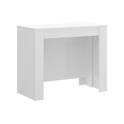 Vente-Unique Console table extensible 10 couverts - 4 rallonges - Blanc - ONEGA pas cher