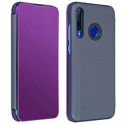 Avizar Étui Honor 20 Lite / Honor 20e Clapet translucide Miroir Support Vidéo Violet