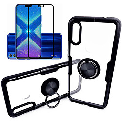 Kit Coque 3x1 Phonecare Clear Armor + Verre Trempé 5D Full Cover Honor 8X