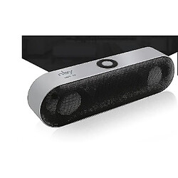 Universal Mini Bluetooth en haut-parleur Système de son sans fil portable 3D En haut-parleurs surround (Silver)