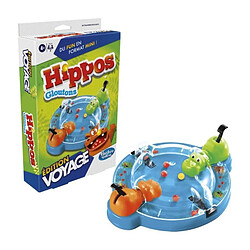 Hippos gloutons Voyage, jeu de société de voyage pour 2 joueurs, des 4 ans, Hasbro Gaming