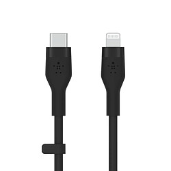 Cbl Silicone USB-C LTG 2M noir Belkin Cbl Silicone USB-C LTG