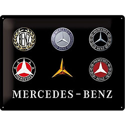 Nostalgia Plaque décorative en métal Mercedes