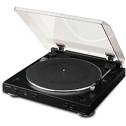 denon - platine vinyle 2 vitesses 33/45 noir - dp200usbbke2